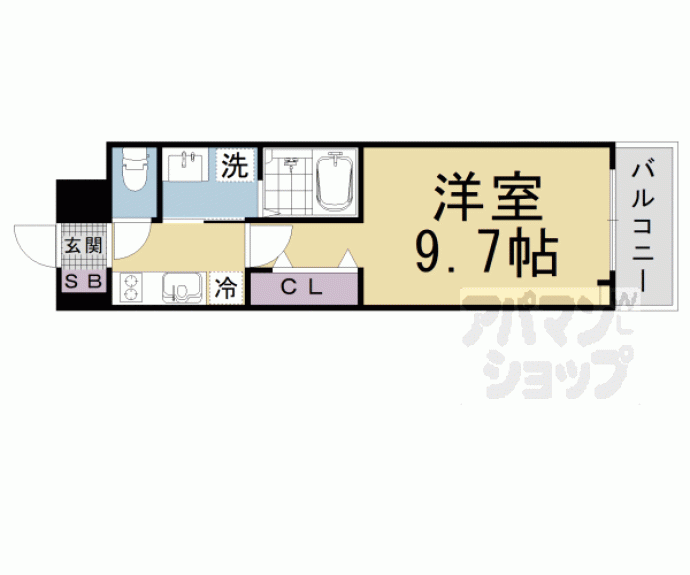 【サニープレイス　一里山】間取