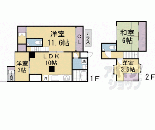 【岡崎北御所町３６貸家】