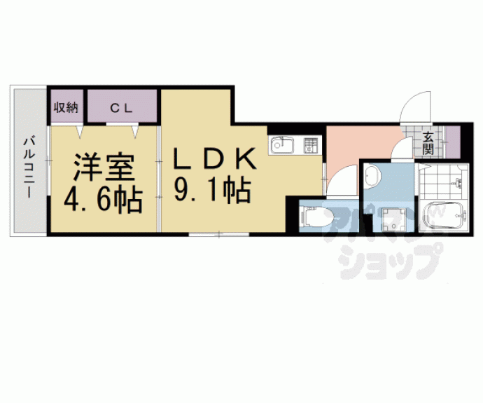 【Ｄ－ｒｏｏｍ富野乾垣内】間取