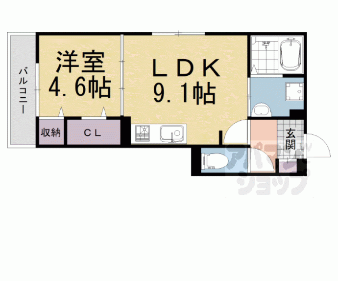 【Ｄ－ｒｏｏｍ富野乾垣内】間取