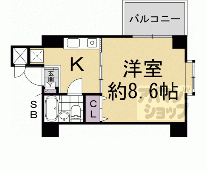 【デ・リード桃山南】間取