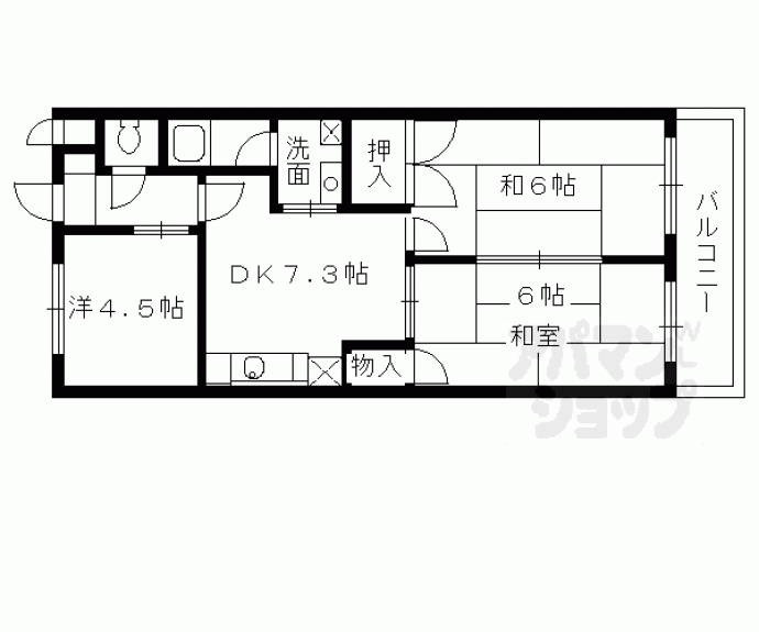 【サン・フォーレスト】間取