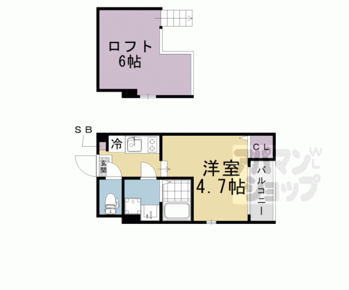 【Ｂｅｌｌａ　Ｃａｓａ　京都伏見】間取