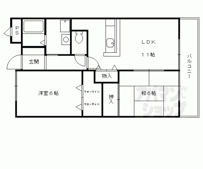 【コスモガーデン】間取