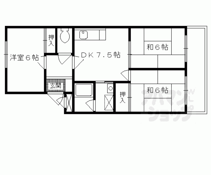 【シャルム醍醐】間取