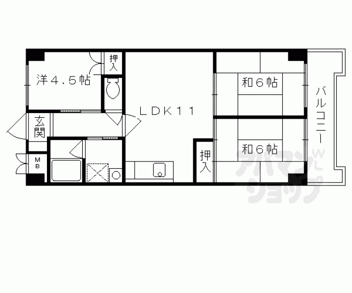 【シャンポール蜂の壷】間取