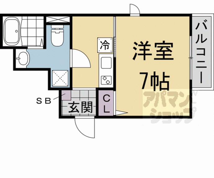 【Ｃｏｌｔｓ一乗寺】間取