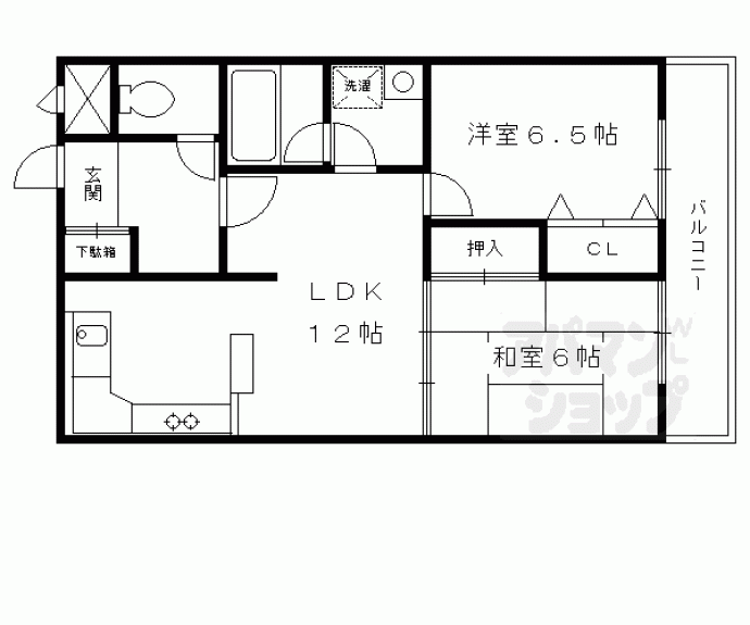 【グランデュール桃山】間取