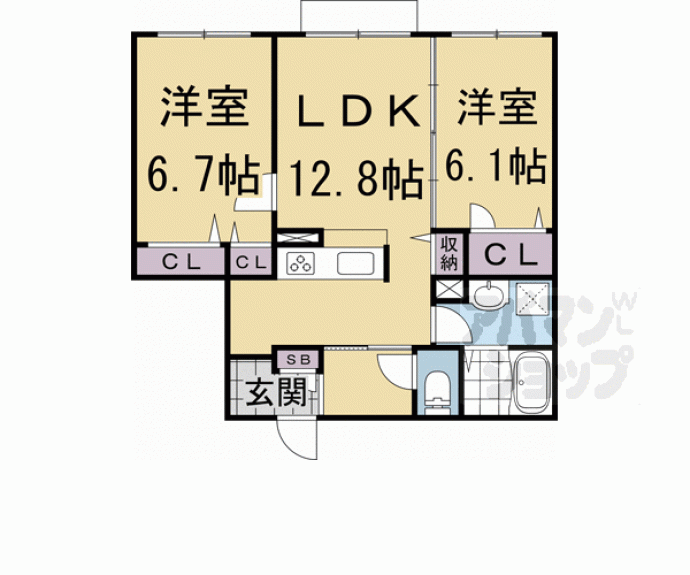 【シャーメゾン・春日森】間取