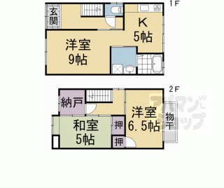 【京都市北区東玄以町１６－２９貸家】