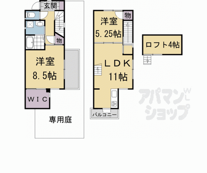 【（仮称）コンフォール岩倉】間取