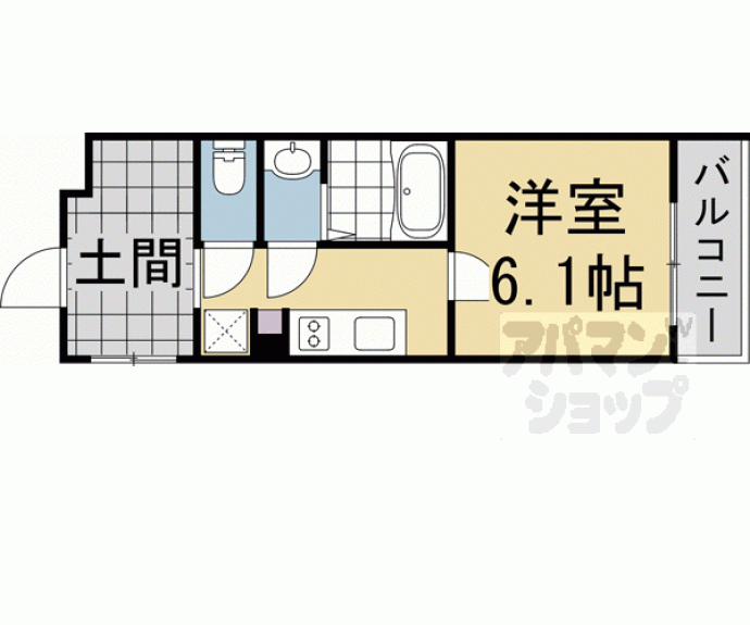 【（仮称）ＳＴＡＮＤＺ衣笠街道町】間取