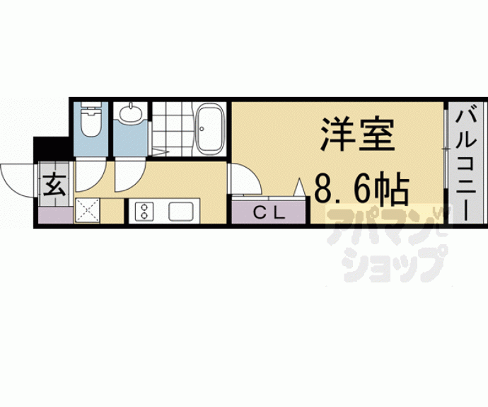 【（仮称）ＳＴＡＮＤＺ衣笠街道町】間取