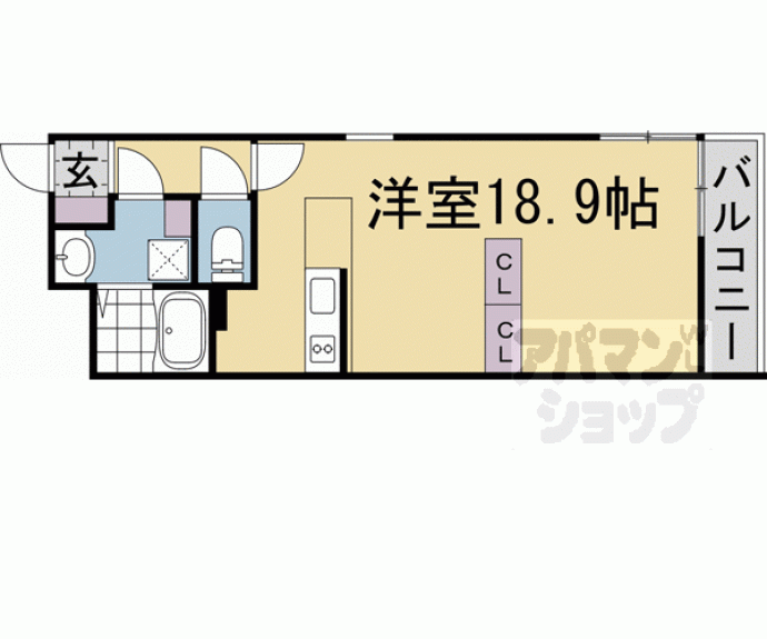 【（仮称）ＳＴＡＮＤＺ衣笠街道町】間取