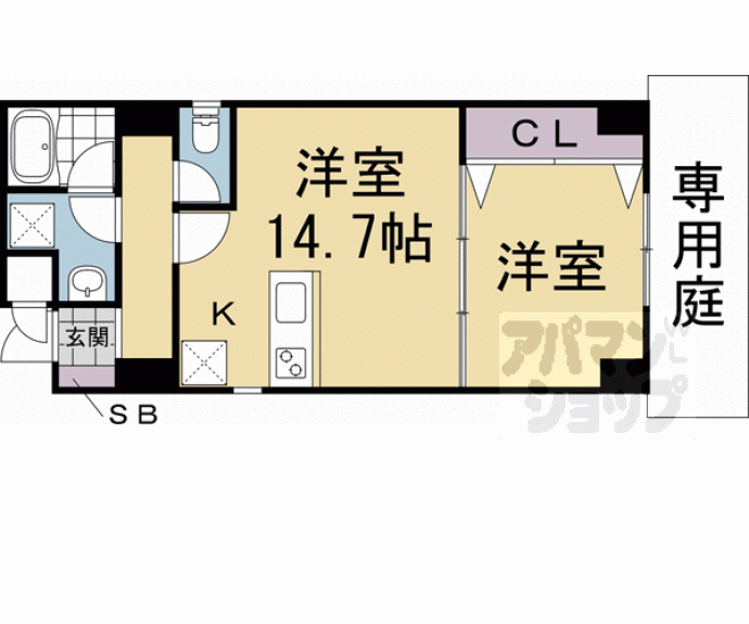 【キンブリッジ壬生西院駅前】間取