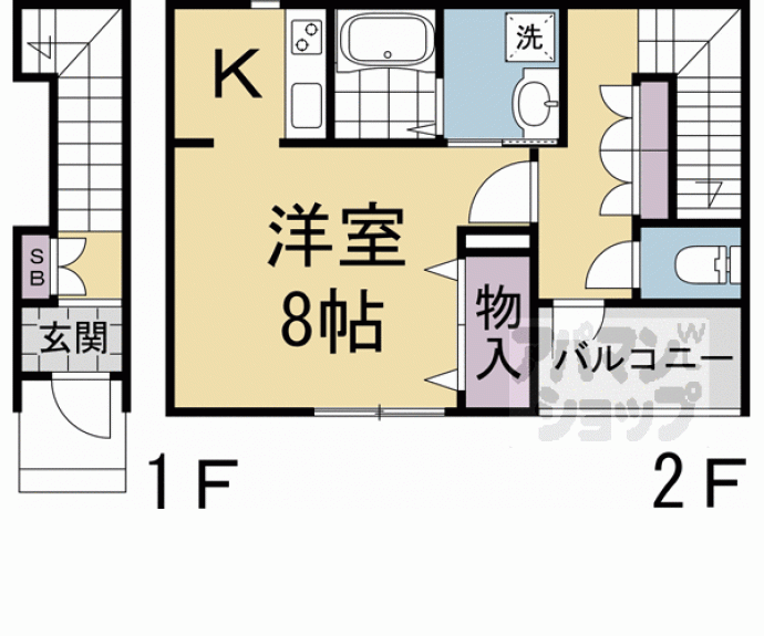 【フォレストメゾン花吉】間取