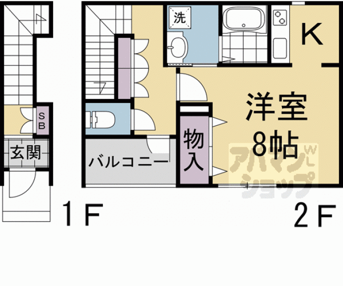 【フォレストメゾン花吉】間取