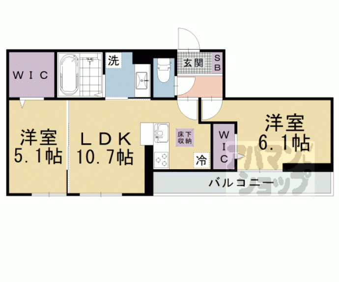 【Ｆｅｌｌｉｚ　ＴＯＲＩＳＩＡ】間取