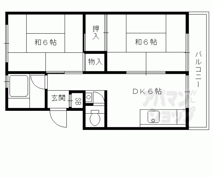 【（仮称）ＳＴＡＮＤＺ衣笠街道町】間取