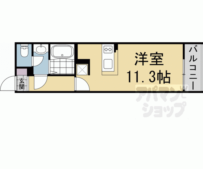 【（仮称）ＳＴＡＮＤＺ衣笠街道町】間取