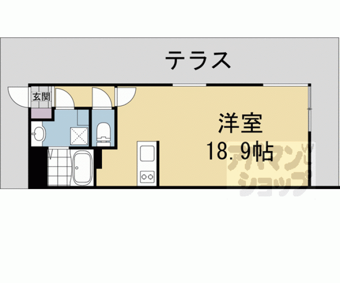 【（仮称）ＳＴＡＮＤＺ衣笠街道町】間取