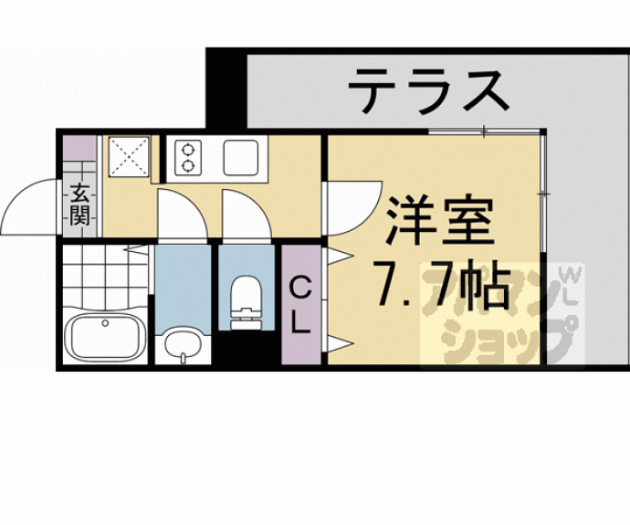 【（仮称）ＳＴＡＮＤＺ衣笠街道町】間取