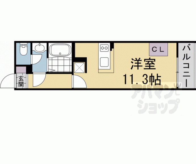 【（仮称）ＳＴＡＮＤＺ衣笠街道町】間取