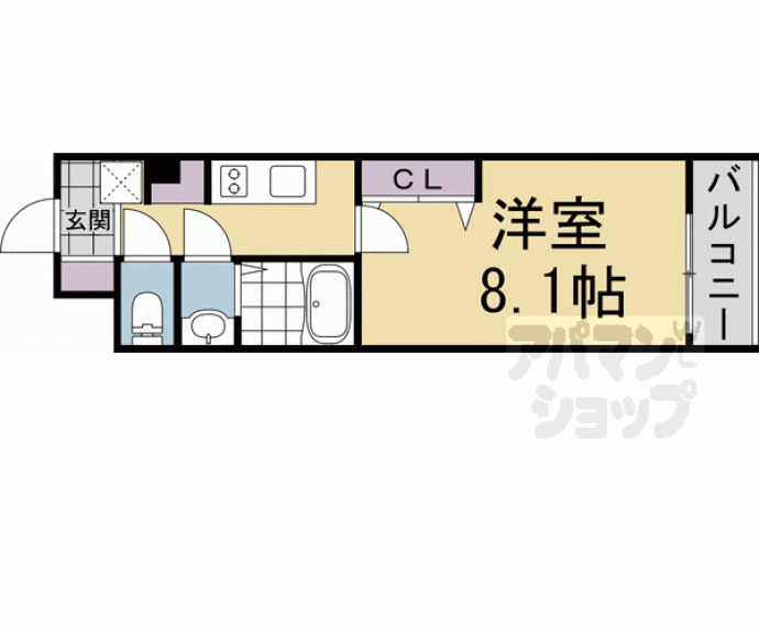 【（仮称）ＳＴＡＮＤＺ衣笠街道町】間取