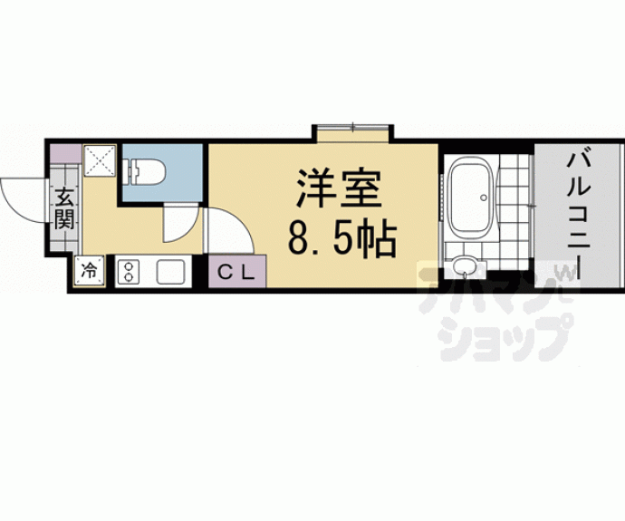 【（仮称）ＳＴＡＮＤＺ衣笠街道町】間取