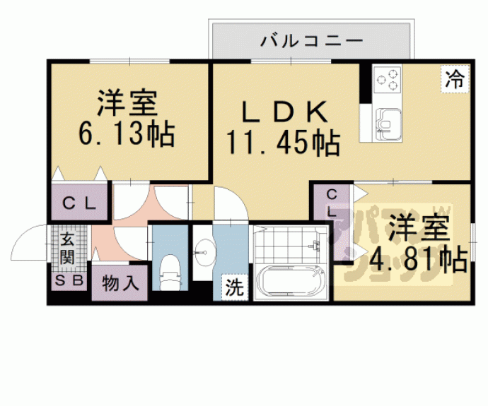 【エスポワール瀬田】間取