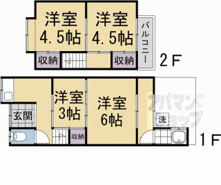 【上鳥羽南中ノ坪町　貸家】