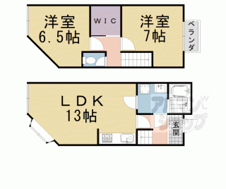 【篠町王子上上牧貸家】