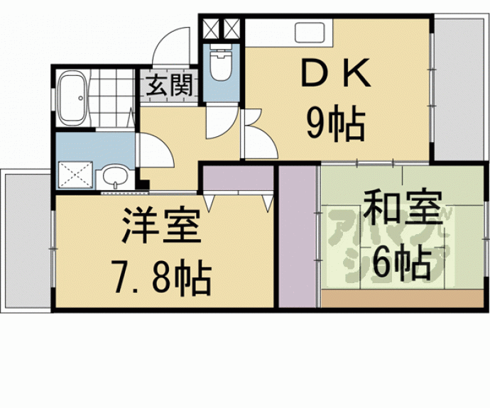 【Ｎ－ＳＯＣＩＡ２１】間取