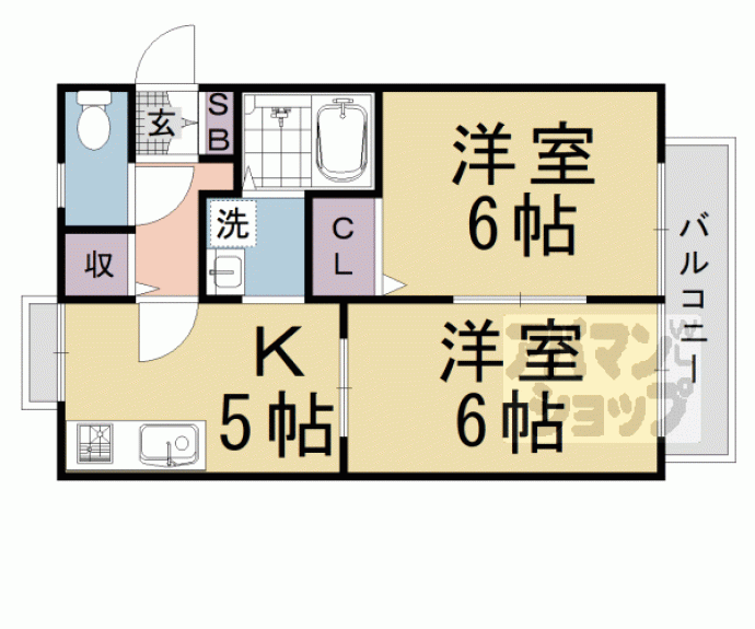 【アビタシオン清風】間取