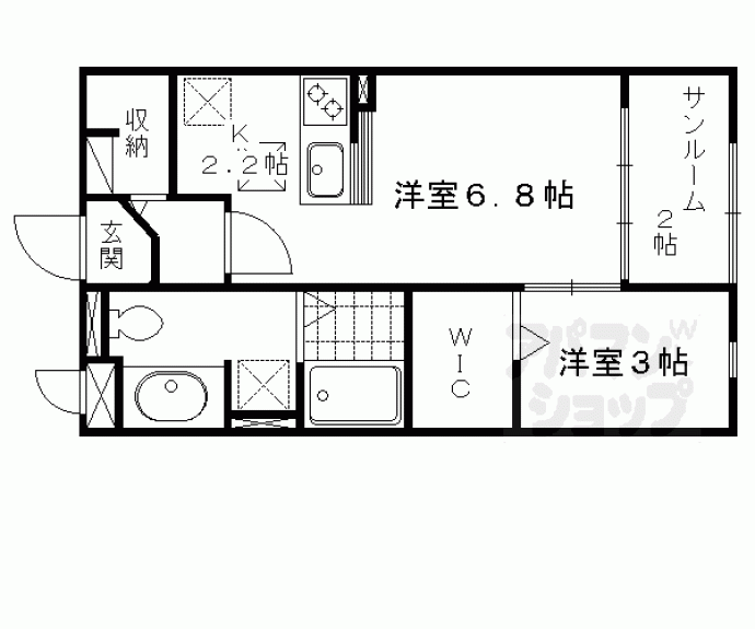 【フレーシュ８９】間取