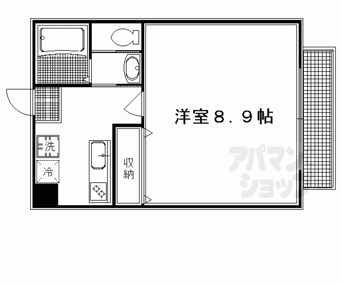 【フラッティ一条御前】間取