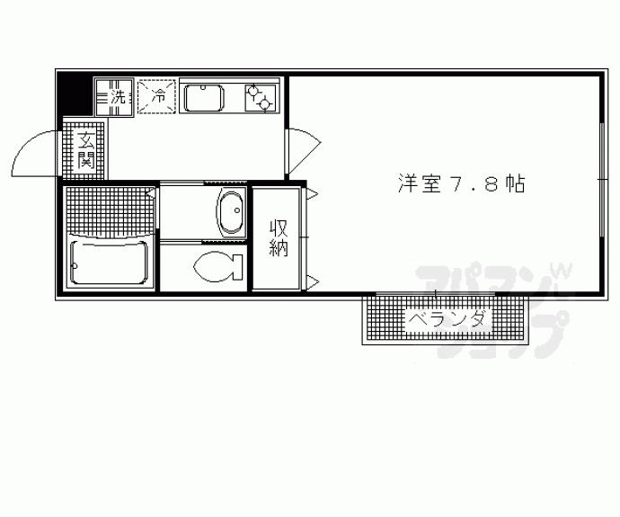 【フラッティ一条御前】間取