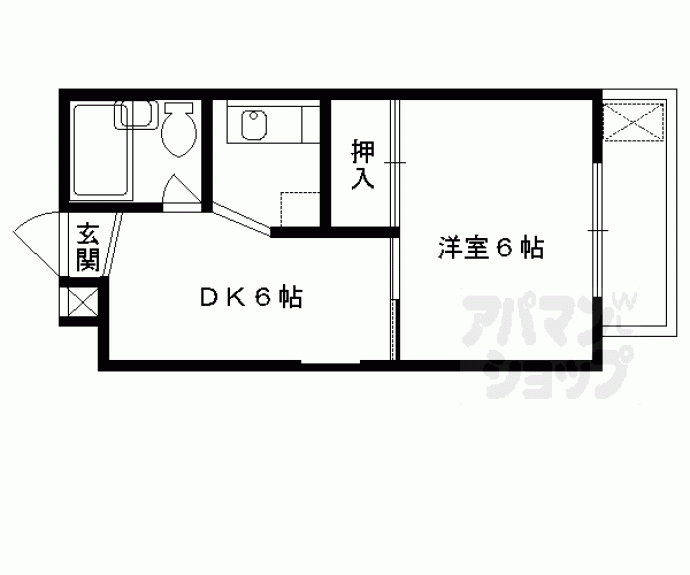 【ムーンヒルズ蘭】間取