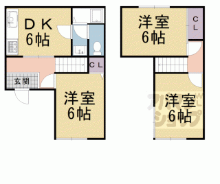 【篠町篠下中筋貸家】