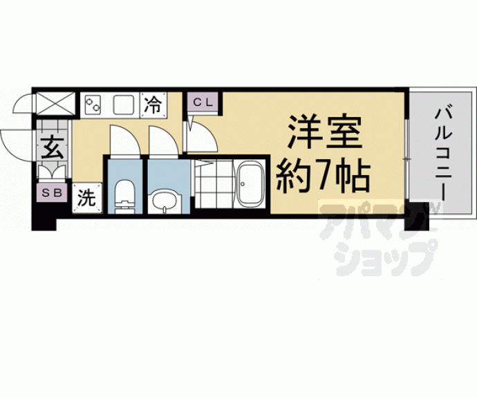 【ソルテラス京都十条駅前】間取