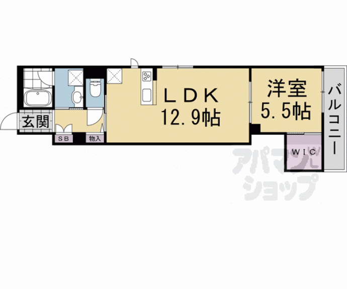 【レオナ聖護院】間取