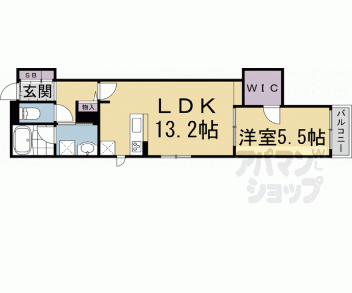 【レオナ聖護院】間取