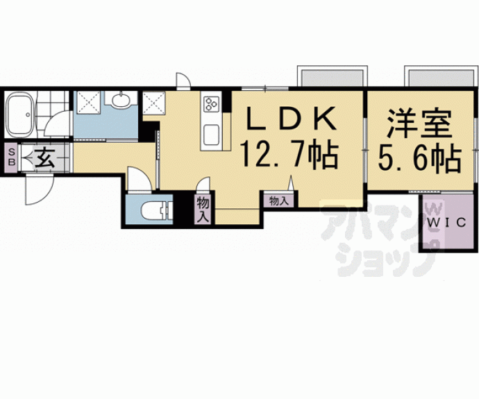 【レオナ聖護院】間取