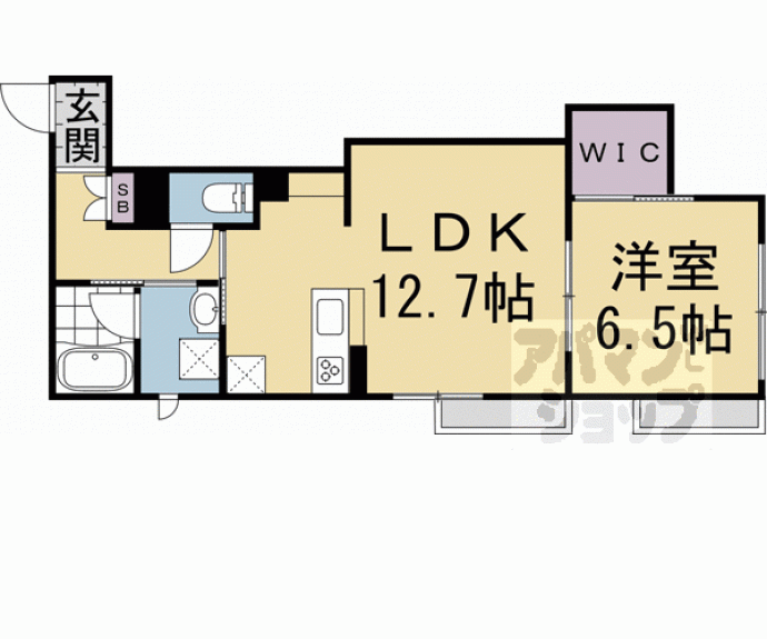 【レオナ聖護院】間取