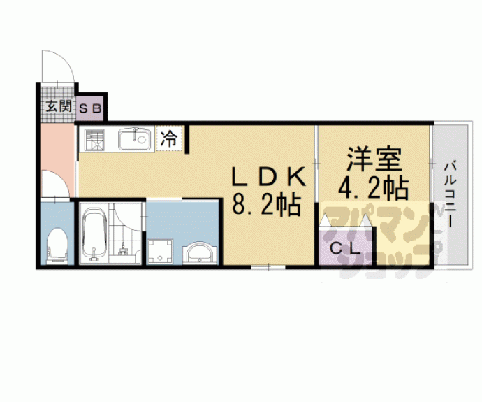 【セリリアコンフォート伏見】間取