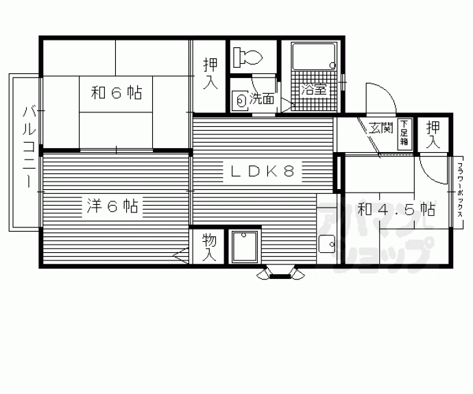 【グランシエル桂】間取