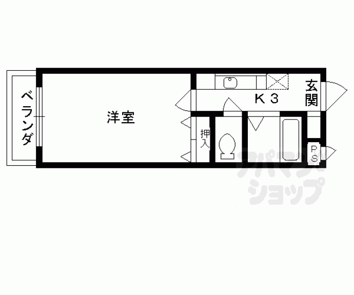 【グレイシィ桂】間取