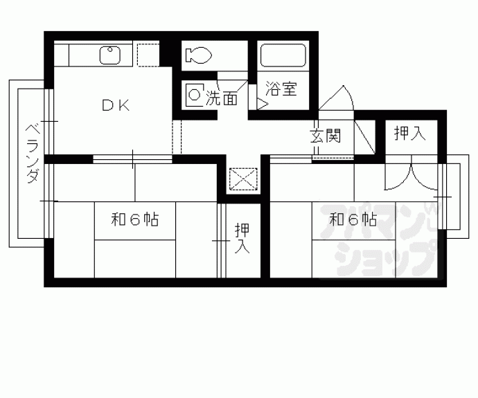 【サンサウスヒル竹田】間取