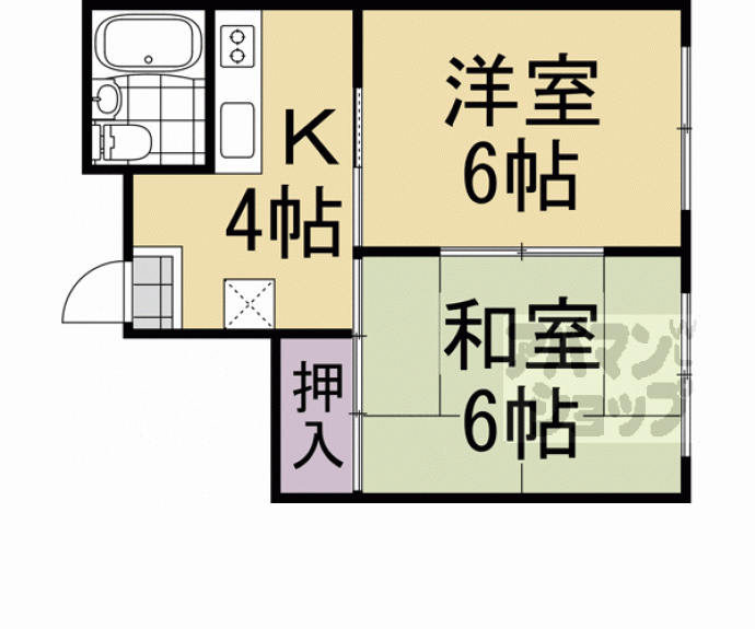 【鹿ケ谷マンション】間取