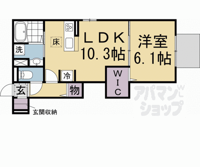 【ディル西京極】間取